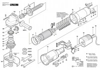Bosch 0 602 HF0 021 GR.57 Angle Grinder Spare Parts